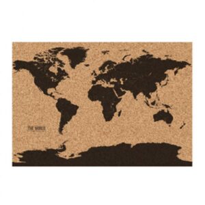Korková mapa světa