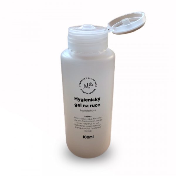 Hygienický dezinfikační gel na ruce s Aloe Vera a Rozmarýnem – 100 ml