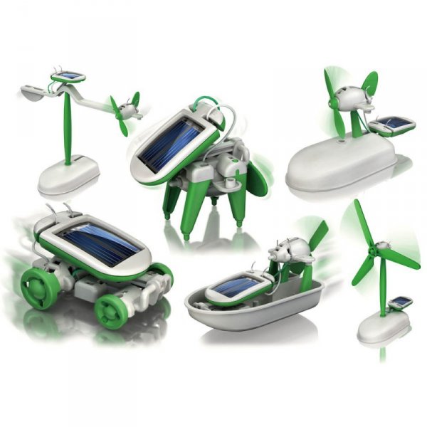SolarBot 6v1 – zelený