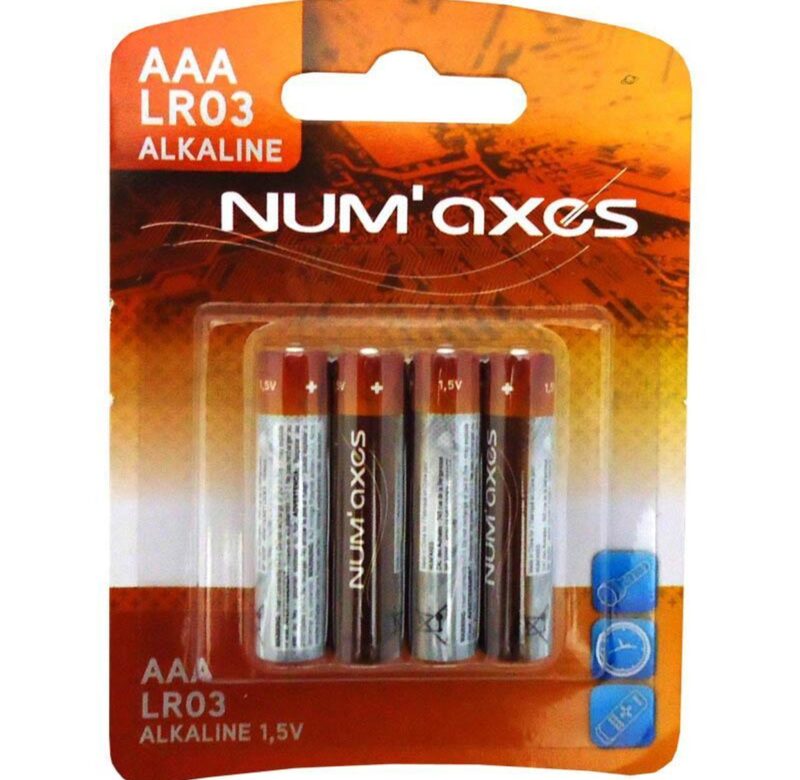 Baterie Num Axes AAA 4ks